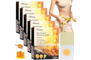 JADYON Abnehmen Patch, 50 Stück Bienengift Lymphdrainage Schlankheitspflaste, Abnehmen Schnell Fettverbrenner Slim Patch Bienengift Abnehmpflaster, Anti Cellulite&Fat Burning Slim Patches für Bauchfett Eimer