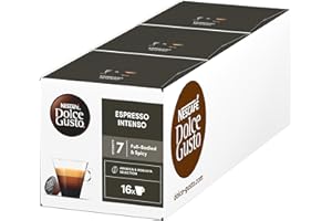 ‎NESCAFÉ DOLCE GUSTO NESCAFÉ DOLCE GUSTO Espresso Intenso Kaffeekapseln 3er Pack (3 x 16 Kapseln)