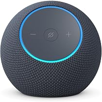 Amazon Echo Studio (newest gen), compact design, immersive spatial