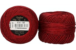 Anchor Perla, Espesor: 8, Longitud: 10G, Longitud: 82M Weinrot Hilos De Bordar