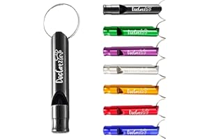 DogCatz No Frills Small Dog Whistle, Training Puppy, Cat in Obedience, Recall, Stop Barking, Not Ultrasonic Whistles (Black)