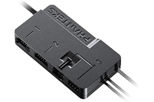 Phanteks Nexlinq Controller Hub V2 – Fan & RGB Lighting Control, Dual SATA Power, Linq6/4-Pin PWM/3-Pin JST Ports, Magnetic & Velcro Mounting, Windows Dynamic Lighting