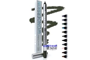 ‎WONDERSKIN Wonderskin 1440 Longwear Green Wasserfester Eyeliner-Stift – Anspitzbarer Eyeliner-Stift Und Wischfeste Grüne Eyeliner-Stifte (Oliv)