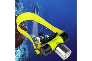 Bigmachine Ricaricabile Impermeabile Immersioni Nuoto Escursionismo Campeggio Caccia Pesca Faro Subacquea 1200 Lumen Testa Torcia di Sicurezza Testa Luce Torcia