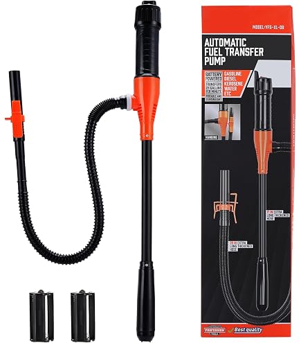 Pompe Submersible à Batterie 21V - Débit 40-60 L/min - Pour Eau, Diesel, Huile - Portable Avec Câble 2,4 M - 7