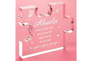 WELSKY Regalo Abuela Cumpleaños, Adornos de Acrílico Navideños Acción de Gracias
