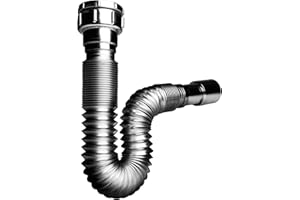 Wirquin 30722043 Siphon extensible de lavabo, chromé