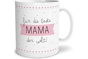 OWLBOOK® Muttertagsgeschenk Tasse | Muttertagsgeschenke für Mama Tasse Geschenk Muttertag Tasse | Beste Mama | Geschenk für Frauen Mütter zum Geburtsag | Keramik 300ml