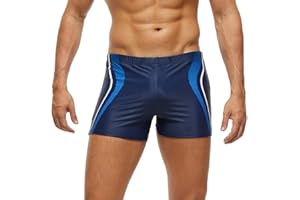 Arcweg Costume da Bagno Uomo Boxer con Pad Rimovibile e Coulisse Pantaloncini Calzoncini da Bagno Elastico a Vita Bassa Boxershorts