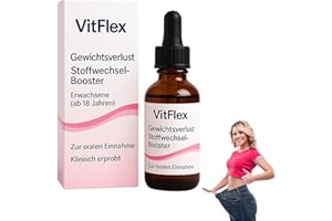 TOPWAL VITAFLEX Der Gewichtsverlust Sinkt Tropfen, Natürlich Stoffwechsel-Booster, VitFlex Tropfen, Professional Orale Flüssigkeit für Frauen und Männer (1)