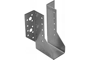 FIXTOUT Sabot de charpente galvanisé à ailes extérieures - Larg. 45 x Ht. 138 mm