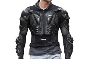WILDKEN Giacca Moto Corpo Armatura Indumenti di Protezione Completa Moto Professionale Sportivo per Donna Uomo Adulto Spina Dorsale Tuta da Motociclista