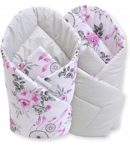 thumbnail image 2 of Baby Mam Swaddle Wrap Blanket – DOTS GREY / Deer And Friend – Newborn Unisex Cotton 2 of 5