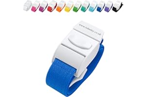 ROLSELEY Qualität Medizinischer Venenstauer mit Schnellverschlussschnalle und Latexfreiem Polyester-Gummiband für Krankenschwester, Hebamme, Rettungssanitäter, Phlebotomiker, Medizinstudent (BLAU)