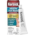 Kerasal Intensive Foot Repair, Exfoliating Foot Moisturizer 1 oz. - Clinically proven to moisturize and exfoliate dry feet and cracked heels - Smooth, soft feet fast with visible results in just 1 day