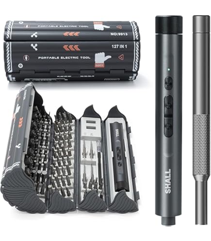 Cacciavite Elettrico 144 In 1 Con 5 Coppie Regolabili E 120 Punte Magnetiche – Perfetto Per Riparare Telefono, Pc, Occhiali E Orologi