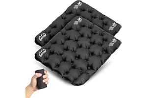 ‎ONTYZZ ONTYZZ Sitzkissen Aufblasbares Sitzpolsters Tragbares Stadion-Sitzkissen für Bleicher Stuhlauflagen Wasserdicht Ultraleicht Outdoor Sitzmatte Bürostühle Gartenstuhl Konzerte Camping Sitzunterlage