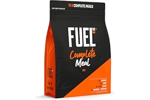 FUEL10K Vegan Vanilla - The Complete Meal Shake - High Protein and Fibre - 10 Servings, 1KG
