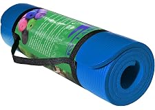 Skyland Yoga Mat-EM-9315-B, Blue- 10mm Thick
