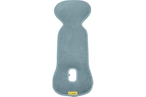 AeroMoov - Assise Air Layer - Evite à Votre Enfant de transpirer - Le siège-Auto ou la Poussette - Coton Bio - Groupe 0 Menthe
