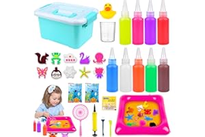 Vibbang Elfe de l'Eau Magique, Jouet d'Eau Magic Water Elf, Kit Créatif 3D Aqua Gelz, Jouets Éducatifs DIY Fairy Water d'Animaux Marins pour Garçon Fille (A, A)