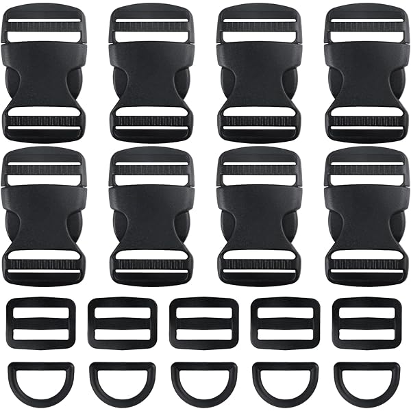 PATIKIL Boucles En Plastique, Clips à Dégagement Rapide Pour Sangle