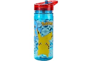 ZAWADI GLOBAL Pokemon 580ml Water Bottle for Kids School Drinks Bottle Made of Durable Ecozen Reusable BPA Free