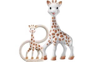 Sophie la Girafe – Geschenkbox zur Geburt + Beißring – 100 % Naturkautschuk – Aktivitätsset für Kinder – Frühes Lernspielzeug
