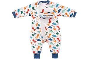 SIMYJOY Baby Sleeping Bag with Legs 2.5 Tog Toddler Sleep Sack with Feet & Arms Long Sleeves Sleepsuit 1-3 Years