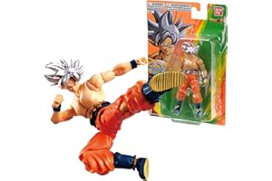 BANDAI Dragon Ball Evolve Ultra Instinct Goku Action Figure - 12.5cm Dragon Ball Super Anime Toy Collectible Action Figure - Anime Gifts for Fans