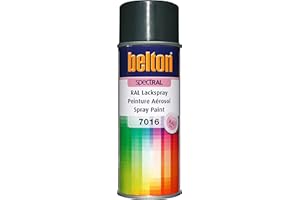 belton spectRAL Lackspray RAL 7016 anthrazitgrau, glänzend, 400 ml - Profi-Qualität