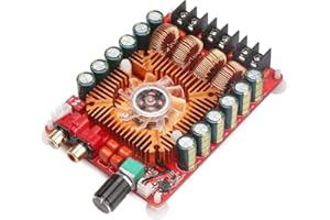 Fasizi TDA7498E 2x160W 24V DC Junta Doble Canal de Audio del Amplificador para Altavoz de la computadora del vehículo del Coche de Bricolaje