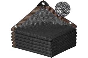 SUNSHINE SMILE Red de Sombra Exterior con Ojales,90% Vela de Sombra,Malla Sombreadora Pergola Tela de Sombra,UV Red de Sombra de Protección Solar Al Aire Libre