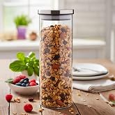 Deconox 1000ml Vacuum Metal Lid Borosilicate Glass Jar (8.5cm*20cm) 1 Piece