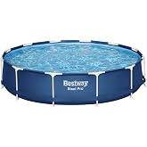 Bestway Steel Pro Yuvarlak Yer &Uuml;st&uuml; Havuz Seti 3,66 m x 76 cm