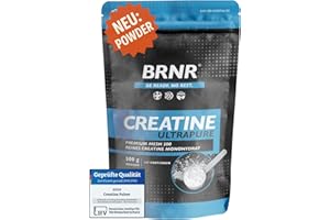 ‎BRNR BRNR Creatin Monohydrat Pulver, ultrapures Powder, geprüft und rein, Kreatin Monohydrat, 500g