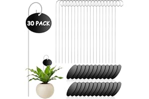 HAOWANWW 30 Stück Pflanzenetiketten Gartenetiketten Pfähle mit Stift Pflanzenmarkierungen für den Garten im Freien Pflanzenetiketten für Topfpflanzen Samen Blumen