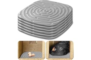 NMM Almohadilla Nido para Pollo, 6 Piezas Esponjas Almohadillas Reutilizables Y Lavables para Nidos De Gallinero, 30 * 30 cm Accesorios para Gallineros (Gris)