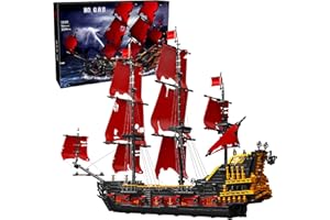 SDXFUWA 13109 Nave Pirata,Queen Anne's Revenge, Regali sul tema dei pirati per bambini 8+ (3139 pezzi)