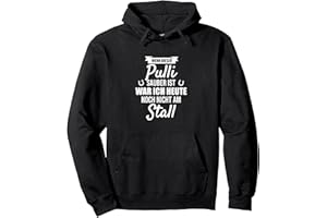 PFERDE REITER HUMOR Reiter Stall Pulli Pferdesport Reiterin Pferde Mädchen Pullover Hoodie