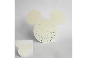 SCOTTON SPA Scotton Biglietto invito o tablò sagoma Topolino Disney Celeste Set 20 pz Art 68040