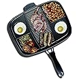InGenious Lazy Man Frying Pan Multi Hob Cooker 5-in-1 Breakfast Cooking Skillet