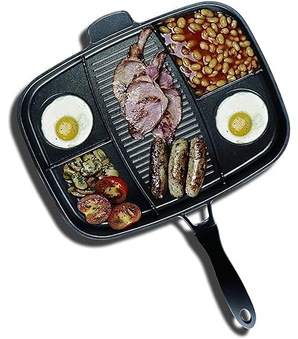 LACOR Poêle 4 En 1 Titanium Pro - 32x26cm Anti-Adhésif Quantanium, Aluminium Diffusion Uniforme