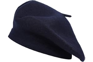 ZLYC Femmes Classique Francais Laine Chapeau de Béret