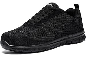 DYKHMILY Zapatos de Seguridad para Hombre Zapatillas de Seguridad Ligeros Protección contra destrozos Transpirabilidad Resistente a Las Perforaciones Comodidad Calzado de Seguridad