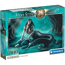 Puzzle Clementoni 1000 Pièces – Anne Stokes Winter Guardians – Boîte Compacte, Fabrication Italienne