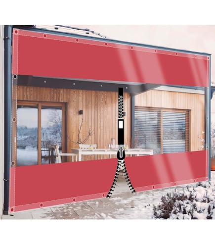 Telo Trasparente Impermeabile In PVC 2x4 Metri Con Occhielli E Corda - Copertura Protettiva Per Campeggio, Piante, Auto E Serra - 5