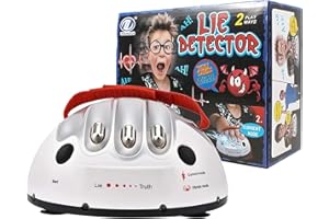 LIZEALUCKY Micro Scossa Elettrica Rilevatore di Bugie Test del Poligrafo Giocattolo Per Le Dita Verità Scioccante Bugiardo Gioco di Società Giocattoli di Scherzo Poligrafo Intrattenimento Shock Gioco Gioco di So