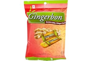 LNEE Agel Original Gingerbon - Petits bonbons au gingembre - Paquet de 20 (20 x 125 g) - 1 boîte