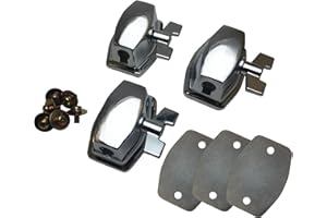 ROSS DRUMHEADS ROSS Floor Tom Leg Brackets (3 Pack, Chrome)